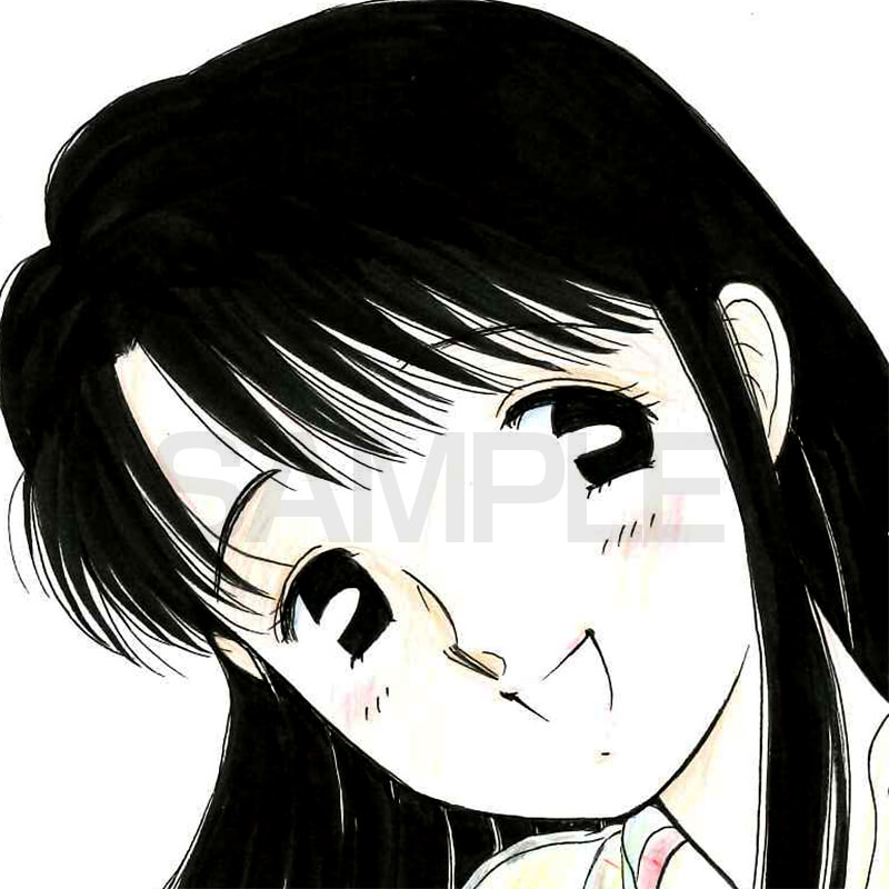 【限定1枚】ともち先生　完成品カラーイラスト色紙1