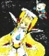 岩村俊哉先生　セミオーダーカラーイラスト色紙