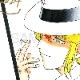 【サイレントオークション★4/26 15:00～！】【限定1枚】坂口いく　完成品カラーイラスト色紙「闇狩人」3