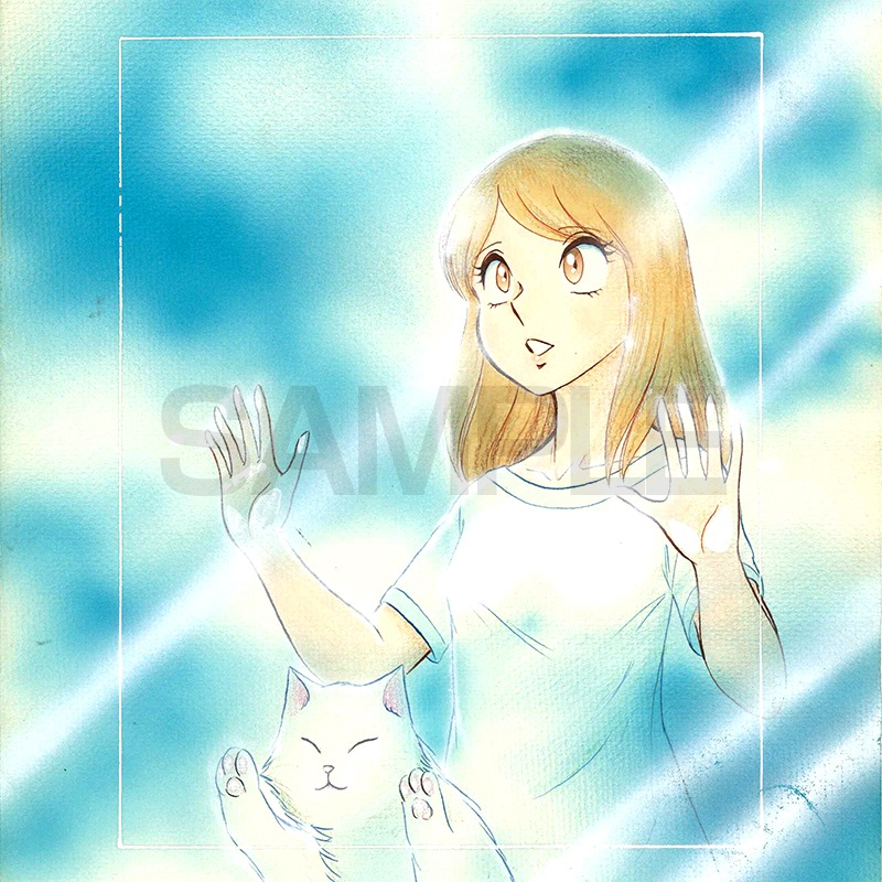 【サイレントオークション★11/6 12:00～！】矢野健太郎　原画６『ネコじゃないもん！』ヤングジャンプコミックス８巻表紙