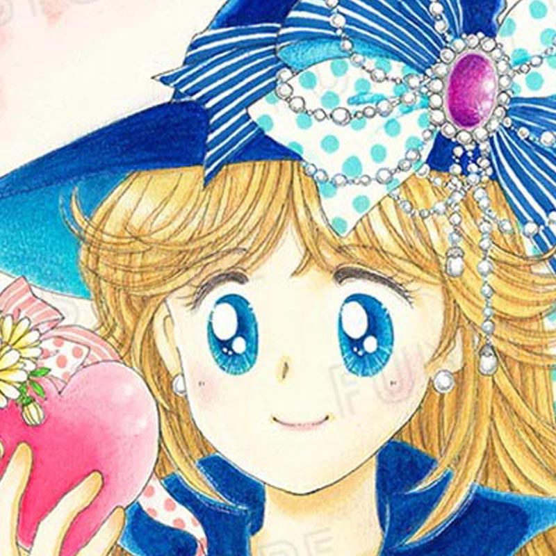 【限定1枚】佐藤まり子先生　完成品カラーイラスト色紙1『うふふの法則#２』エルフェ