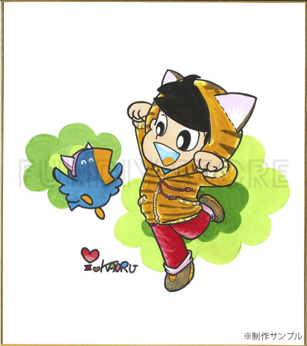 いまいかおる先生　セミオーダーカラーイラスト色紙