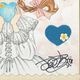 【限定1枚】佐藤まり子先生　完成品カラーイラスト色紙3『うふふの法則』白井雪音（クロッシェデコレーション）