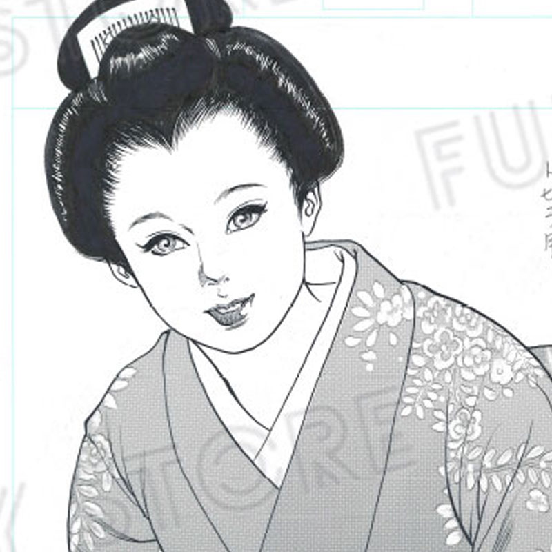 【限定1枚】叶精作「信玄隠し湯・影富士」扉1