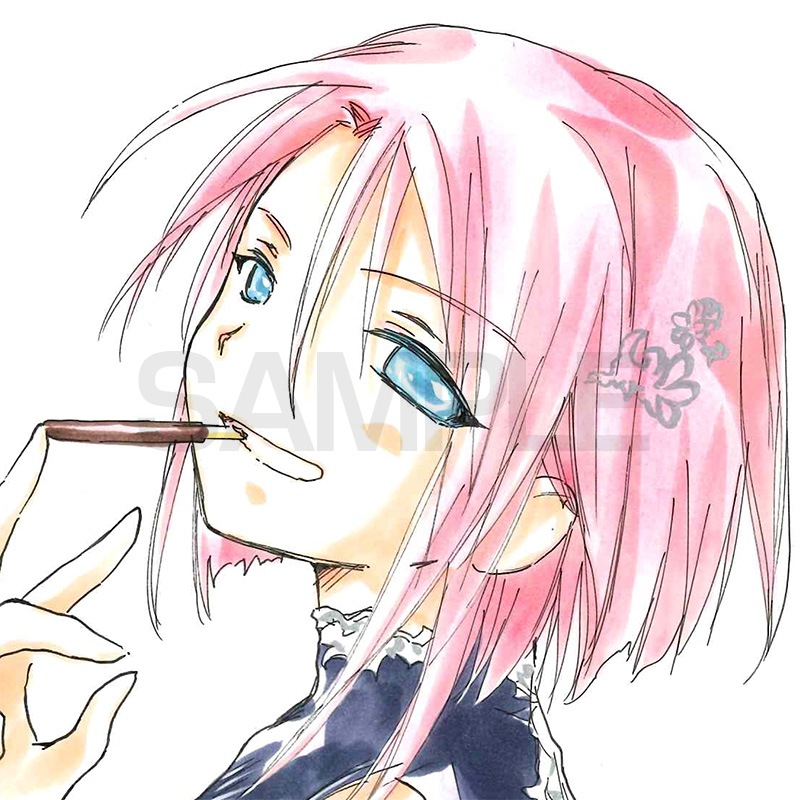 【サイレントオークション★2/2 15:00～！】【限定1枚】かなん先生　ギャラクシーエンジェル　完成品カラーイラスト色紙34『フォルテ・シュトーレン』