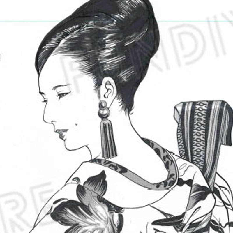 【限定1枚】叶精作「紅と藍」扉4