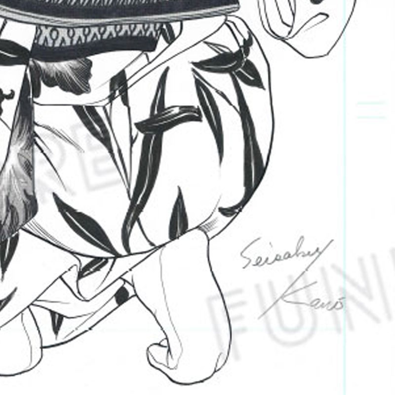 【限定1枚】叶精作「紅と藍」扉4