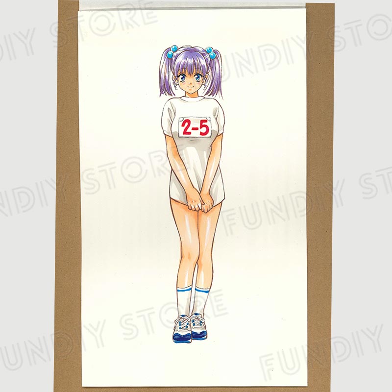 【限定1枚 ★サイレントオークション★】百済内創（葉月京）先生　原画6『BABY POWEDER』裏表紙イラスト【生原画】