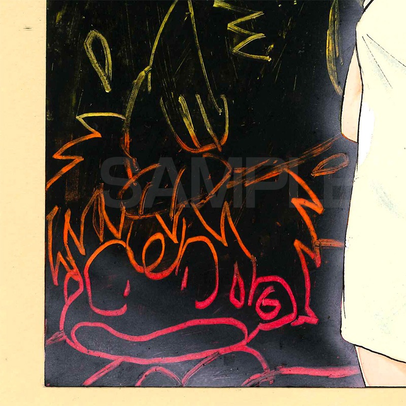 【限定1枚】矢野健太郎　原画16『ネコじゃないモン！』扉絵