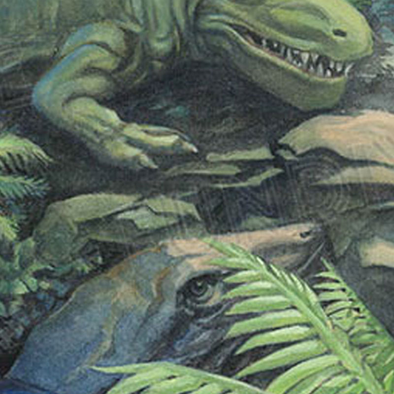 【限定1枚 ★サイレントオークション★10/21 18:00～10/27 23:59まで！】岸大武郎先生　原画11『恐竜大紀行』ディメトロドン