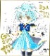 【サイレントオークション★5/21 12:00～！】【限定1枚】かなん先生　ギャラクシーエンジェル　完成品カラーイラスト色紙47『ミント・ブラマンシュ』
