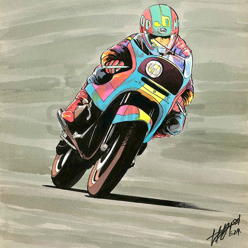 【サイレントオークション★12/28 12:00～！】たがみよしひさ 原画10『作品不明』01