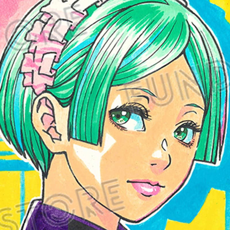 【サイレントオークション★2025/2/21 19:00～2/26 23：59まで！】【限定１枚】藤栄道彦先生　完成品カラーイラスト色紙17「最後のレストラン」前田