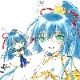 【サイレントオークション★8/7 12:00～8/19 23：59まで！】【限定1枚】かなん先生　ギャラクシーエンジェル　完成品カラーイラスト色紙63『烏丸ちとせ（ゲーム版ドレス衣装）』