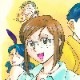【限定1枚】新名あき先生　完成品カラーイラスト色紙