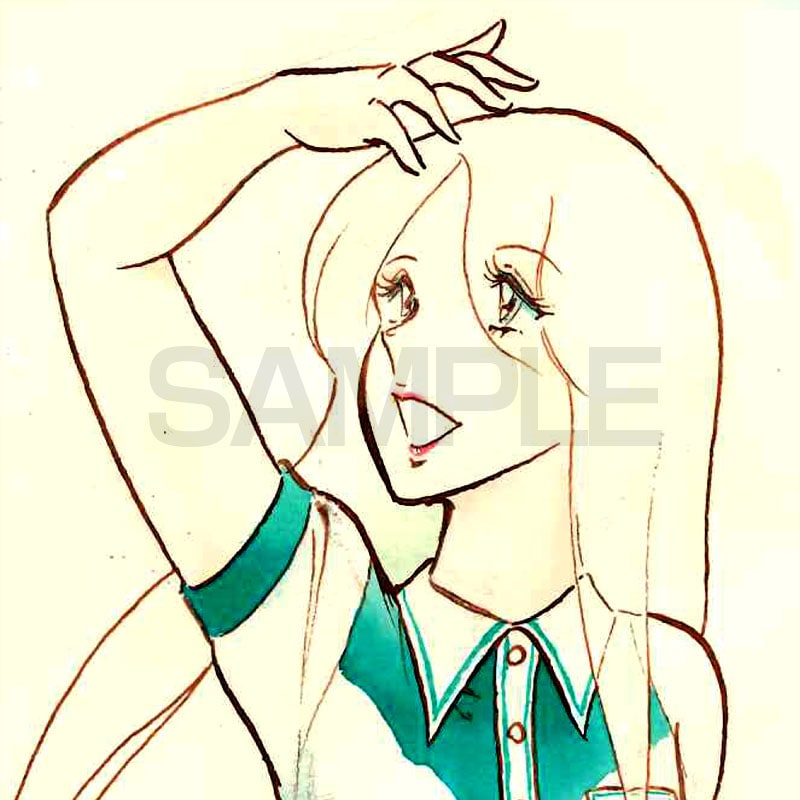 【限定1枚】矢野健太郎　原画11『ネコじゃないモン!』ヤングジャンプコミックス３巻カバー原画