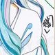 折笠りょこ先生　完成品カラーイラスト色紙2『板谷さんと牛山さん』牛山育