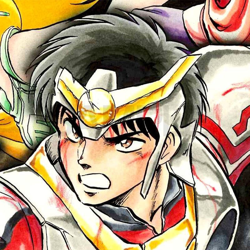 【限定1枚】矢野健太郎　原画13 『インジュカーシス』　ラポートコミックス版３巻　カバー原画