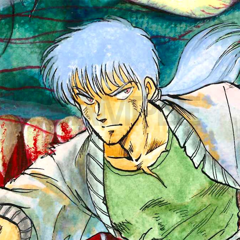 【限定1枚】矢野健太郎　原画14『鬼狩獣』　ビジネスジャンプ　コミックス１巻カバー