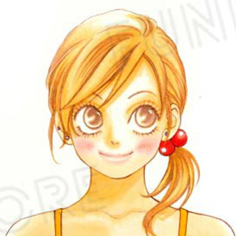 【限定1枚】栗原まもる先生　原画18『学園恋愛者！（ミサト）』予告カット用【生原画】
