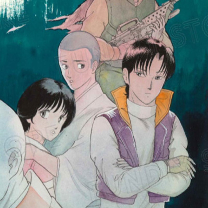 【限定1枚】坂口いく先生　原画13『我竜京介PUBLICFILE』「いつかその日まで」後編用カラートビラ