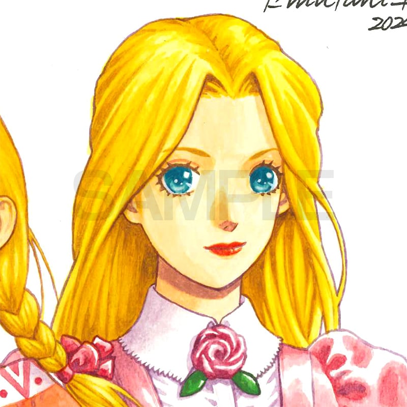 【限定1枚】衣谷遊先生　完成品カラーイラスト色紙3