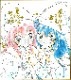 【サイレントオークション★12/4 15:00～！】【限定1枚】かなん先生　ギャラクシーエンジェル　完成品カラーイラスト色紙7『ミルフィーユ＆ちとせ』