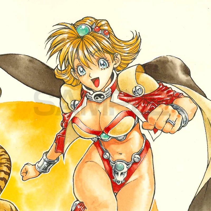 【サイレントオークション★3/4 12:00～！】【限定1枚】衣谷遊先生　生原画1／『ラッキー・ラクーン』1巻　表紙用イラスト