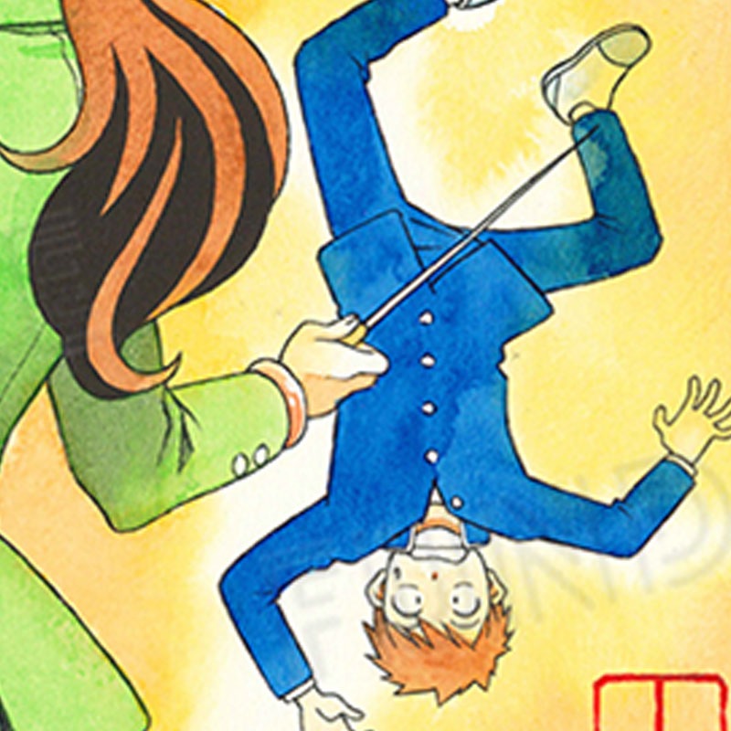 【限定1枚 ★サイレントオークション★12/26 18:00～1/8 23:59まで！】山桜桃先生　完成品カラーイラスト色紙2『スワニー・エンジェル』