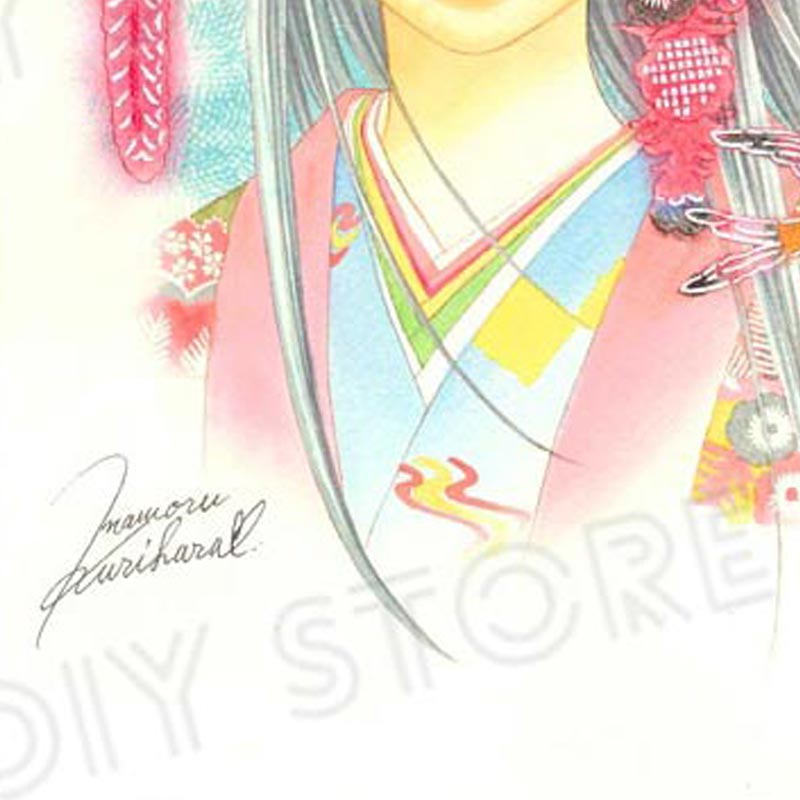 【限定1枚】栗原まもる先生　原画7『風車祭』コミックス①表紙イラスト【生原画】