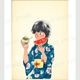 【限定1枚】よしまさこ先生　原画2『愛さずにはいられない』※未発表　ボード使用のアナログ原稿