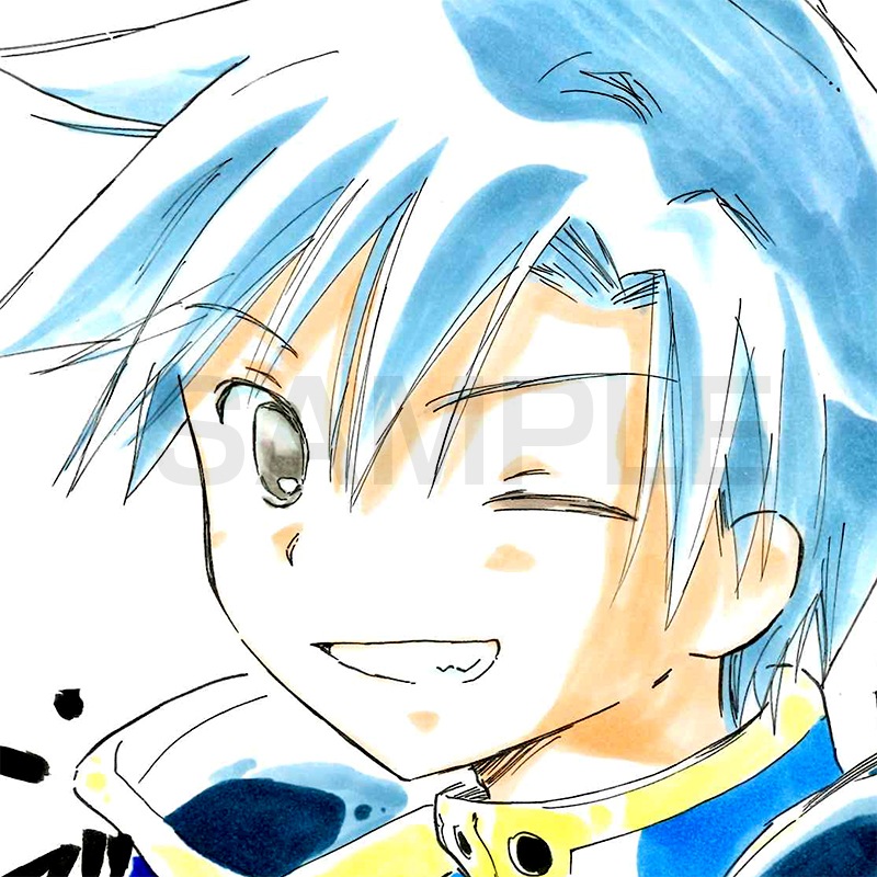 【サイレントオークション★12/4 15:00～！】【限定1枚】かなん先生　ギャラクシーエンジェル　完成品カラーイラスト色紙15『タクト・マイヤーズ』