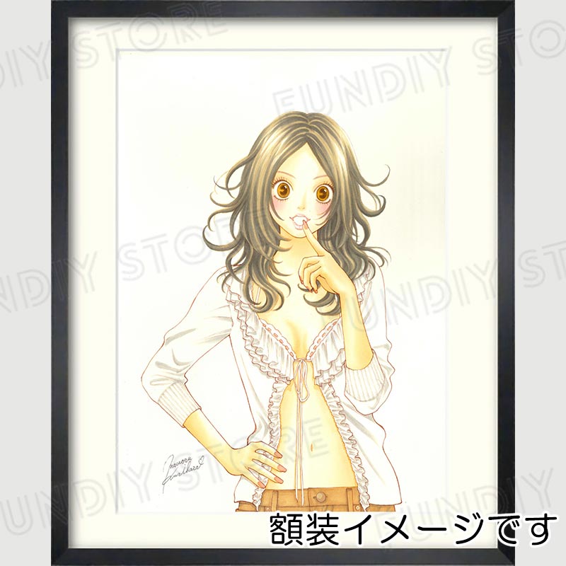 【限定1枚】栗原まもる先生　原画30『オリジナル』Kiss増刊 One More Kiss 表紙用イラスト【生原画】