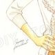 【限定1枚】栗原まもる先生　原画30『オリジナル』Kiss増刊 One More Kiss 表紙用イラスト【生原画】