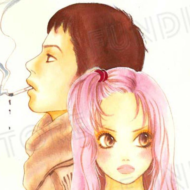 【限定1枚】栗原まもる先生　原画10『高尾山』（読切）カラー予告カット【生原画】
