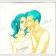 【限定1枚】栗原まもる先生　原画11『love・ラヴ・ウォーミングアップ』（読切）カラー予告カット【生原画】