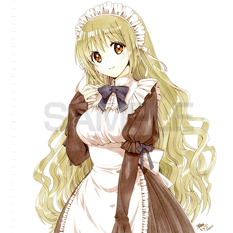 【サイレントオークション★12/28 12:00～！】【限定1枚】瀬田ヒナコ　完成品カラーイラスト3「あなたのメイド(A)」