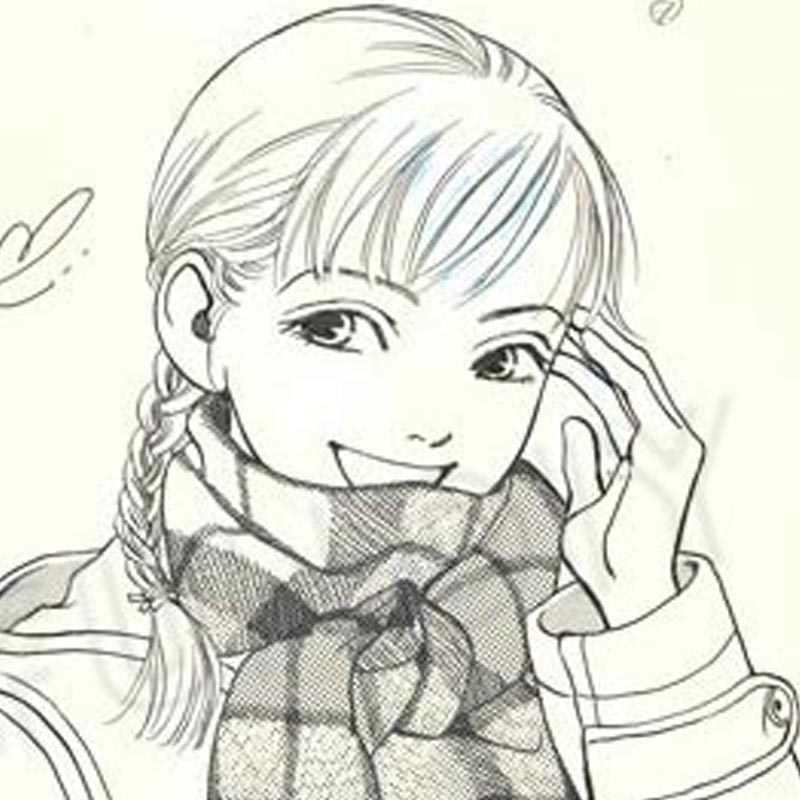【限定1枚】栗原まもる先生　原画15『アイスクリームマドンナ』（読切）予告カット【生原画】