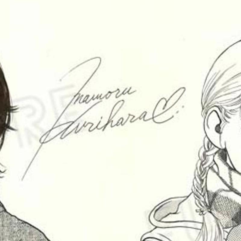 【限定1枚】栗原まもる先生　原画15『アイスクリームマドンナ』（読切）予告カット【生原画】