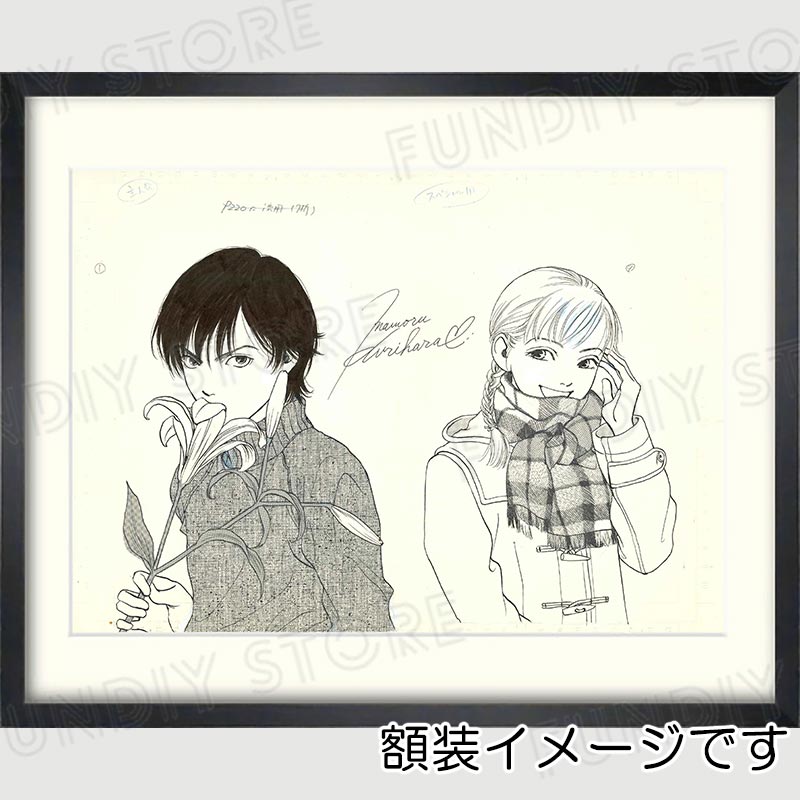 【限定1枚】栗原まもる先生　原画15『アイスクリームマドンナ』（読切）予告カット【生原画】