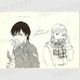 【限定1枚】栗原まもる先生　原画15『アイスクリームマドンナ』（読切）予告カット【生原画】
