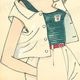 【限定1枚】よしまさこ先生　原画6『無題』雑誌表紙用に描き下ろししたアナログ原稿