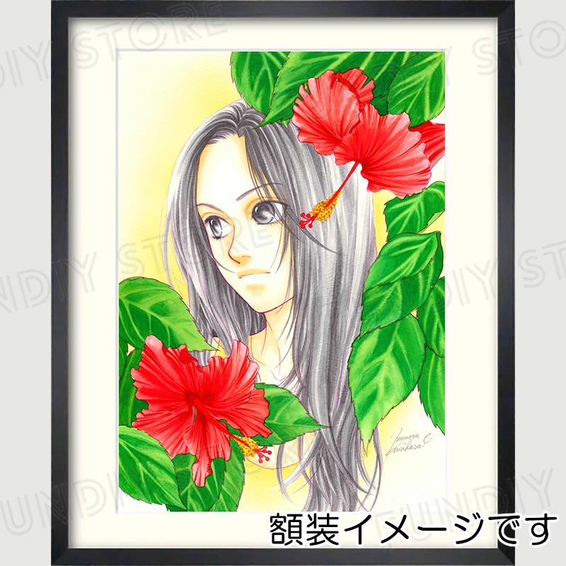 【限定1枚】栗原まもる先生　原画37『バガージマヌパナス（綾乃）』後編扉絵【生原画】