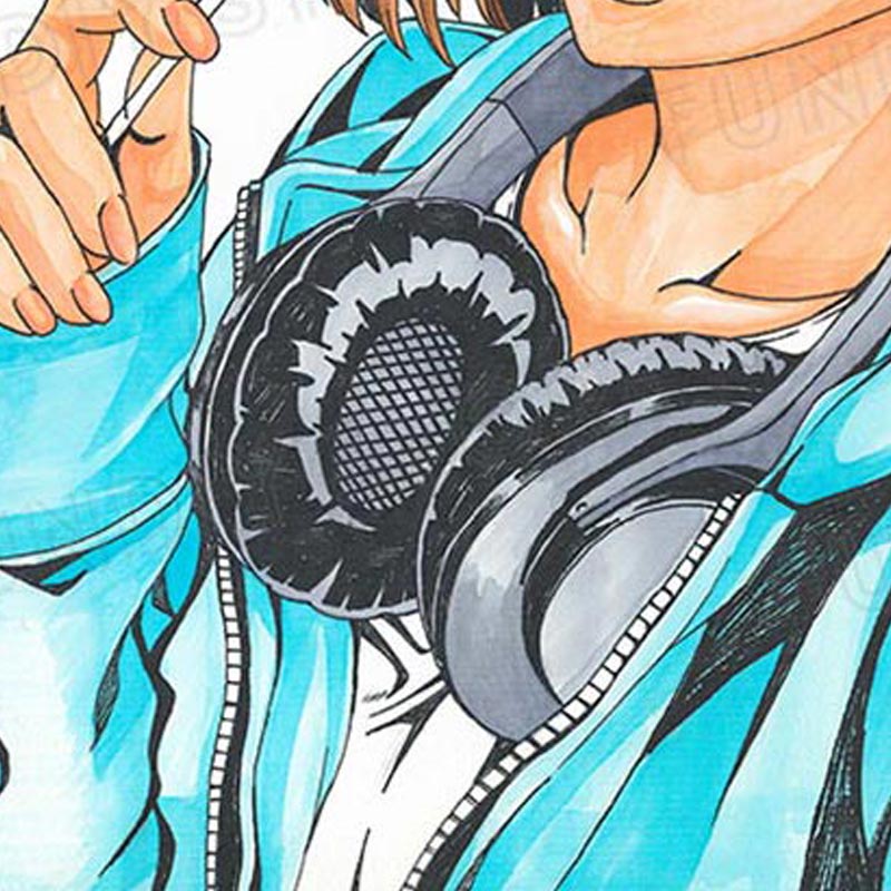 たけもっぷ先生　完成品カラーイラスト色紙1『マジマンGET』ヒカリ
