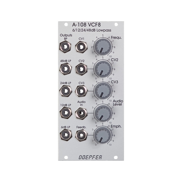 Doepfer A-108 VCF8 6/12/24/48db Lowpass | モジュラーシンセ,Doepfer