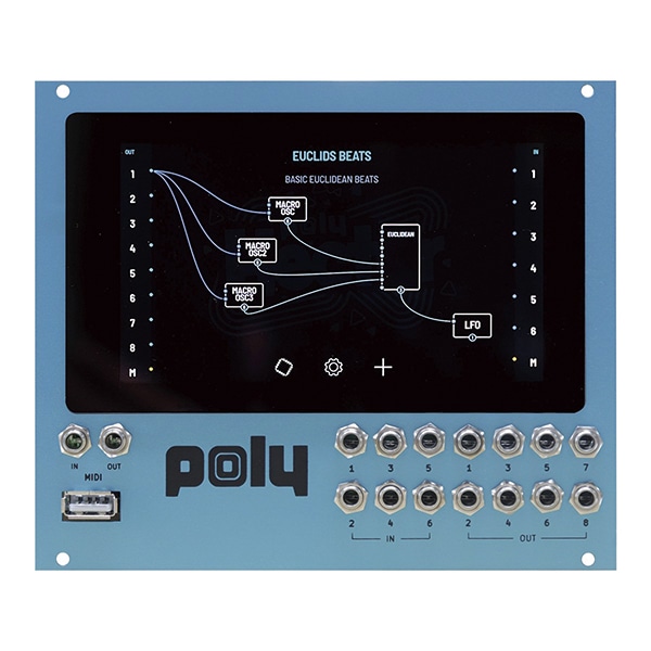 E-RM POLYGOGO モジュラーシンセ　電子機器 E-RM 「polygogo」登場！多角形（ポリゴナル）シンセシスによる