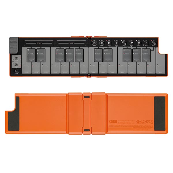 KORG コルグ nanoKEY Fold　ラバオレンジ KORG ( コルグ ) nanoKEY Fold Lava Orange 折りたたみMIDI