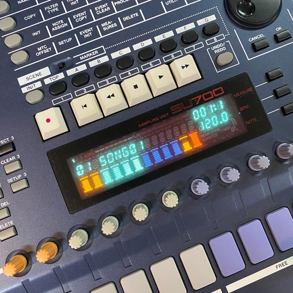 YAMAHA SU700 フルカスタム ビンテージサンプラー YAMAHA SU700 フルカスタム 超レア品 サンプラー 送料無料