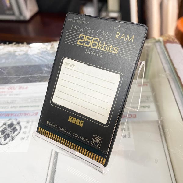 KORG メモリーカード RAM MCR-03 256kbits KORG MCR-03 #1 | 中古新入荷商品 | | えちごやミュージック