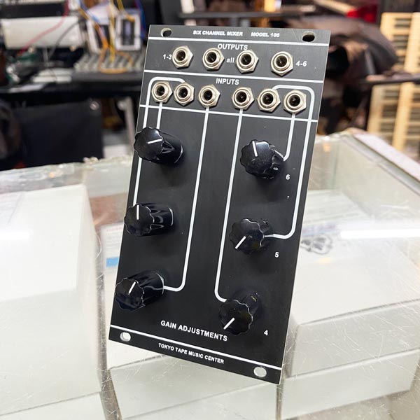 希少Tokyo Tape Music Center MODEL 106 ミキサー Tokyo Tape Music Center SIX CHANNEL MIXER MODEL 106 | 中古新入荷